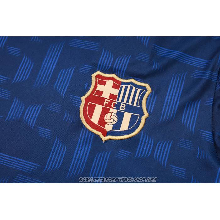 Chandal del Barcelona 24-25 Manga Corta Azul - Pantalon Corto